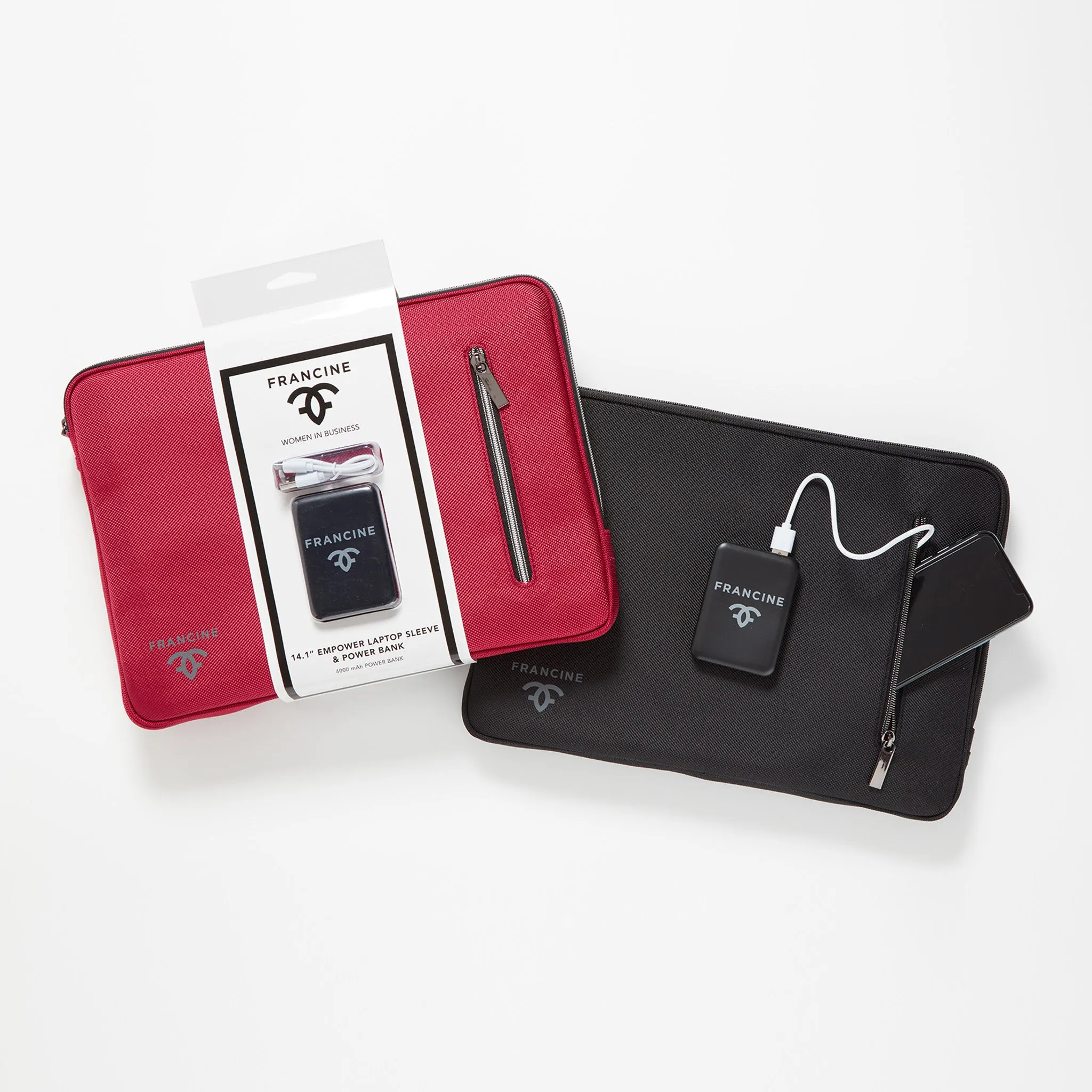14.1 Laptop EmPower Sleeve   Power Bank