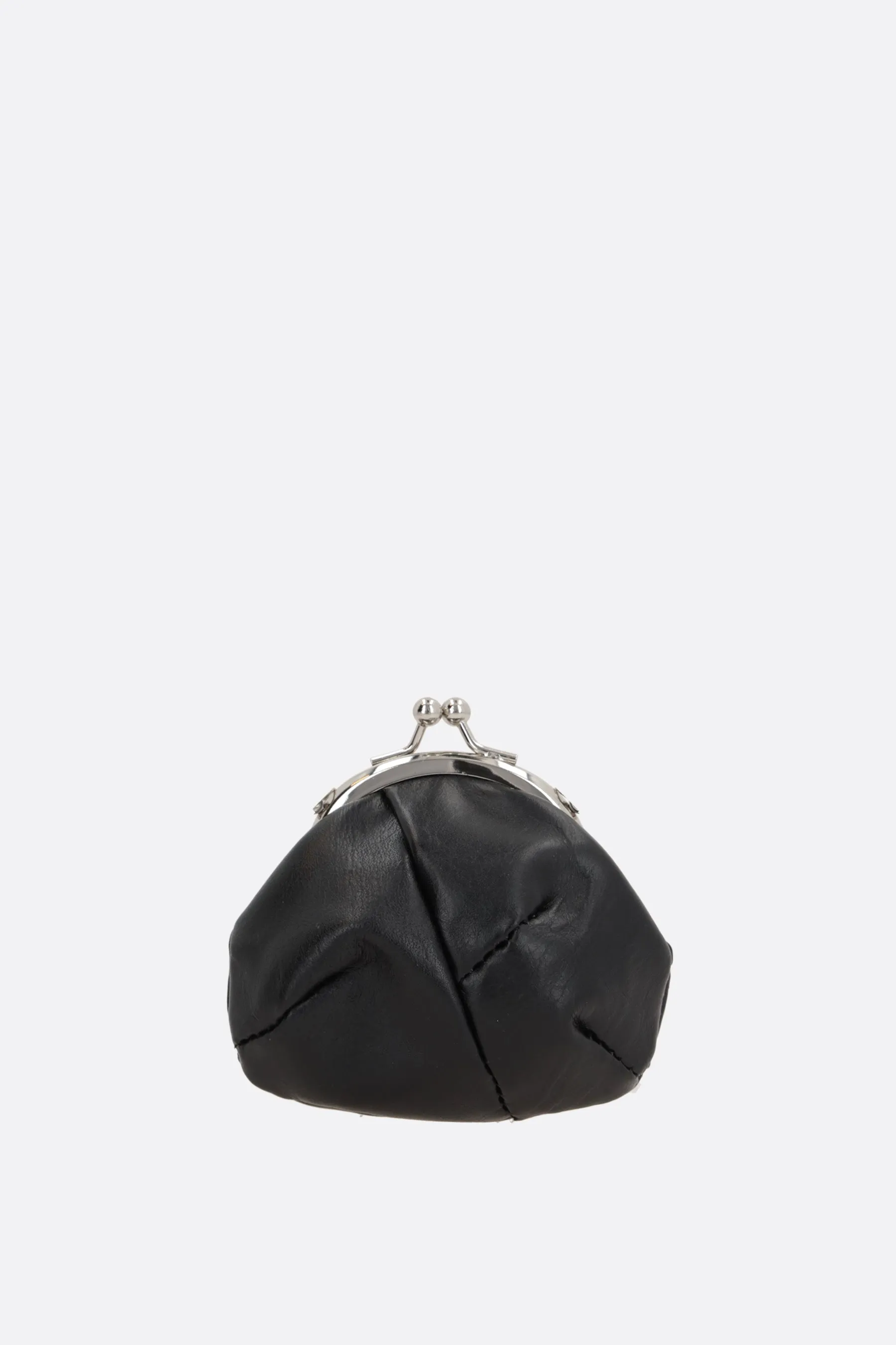 3D necklace in semi-gloss leather