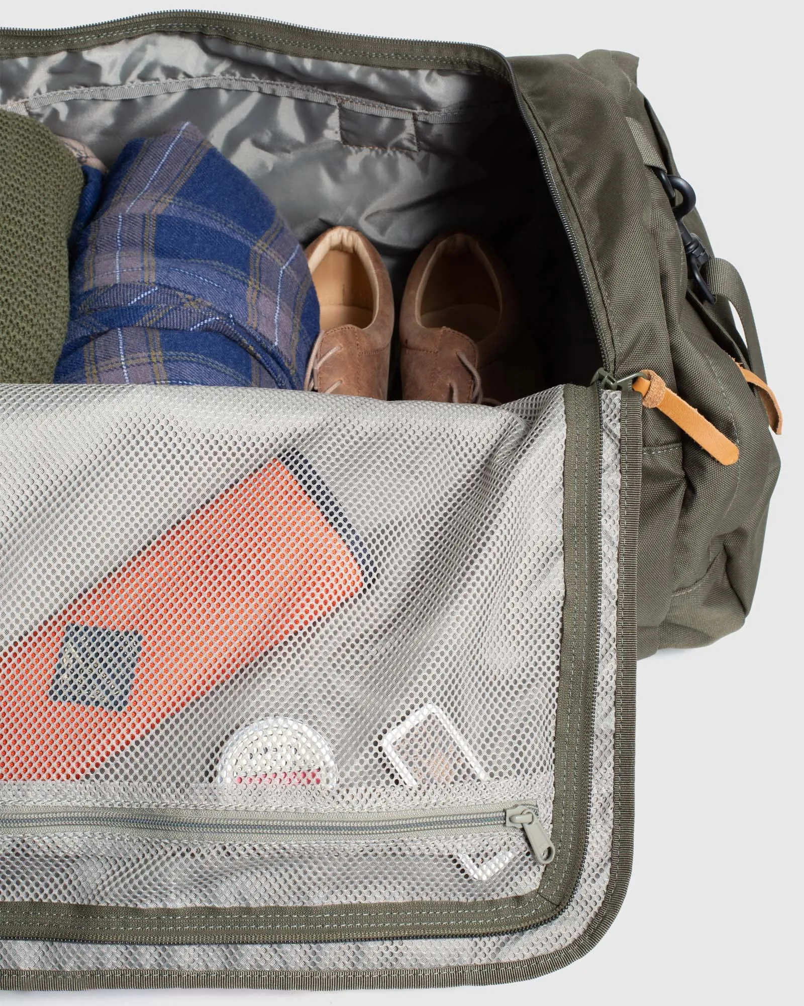 55L Carry-On Duffle - Black. Olive