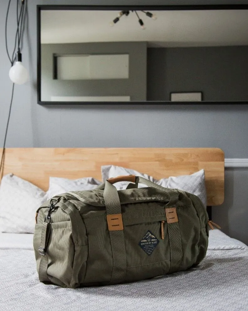 55L Carry-On Duffle - Black. Olive