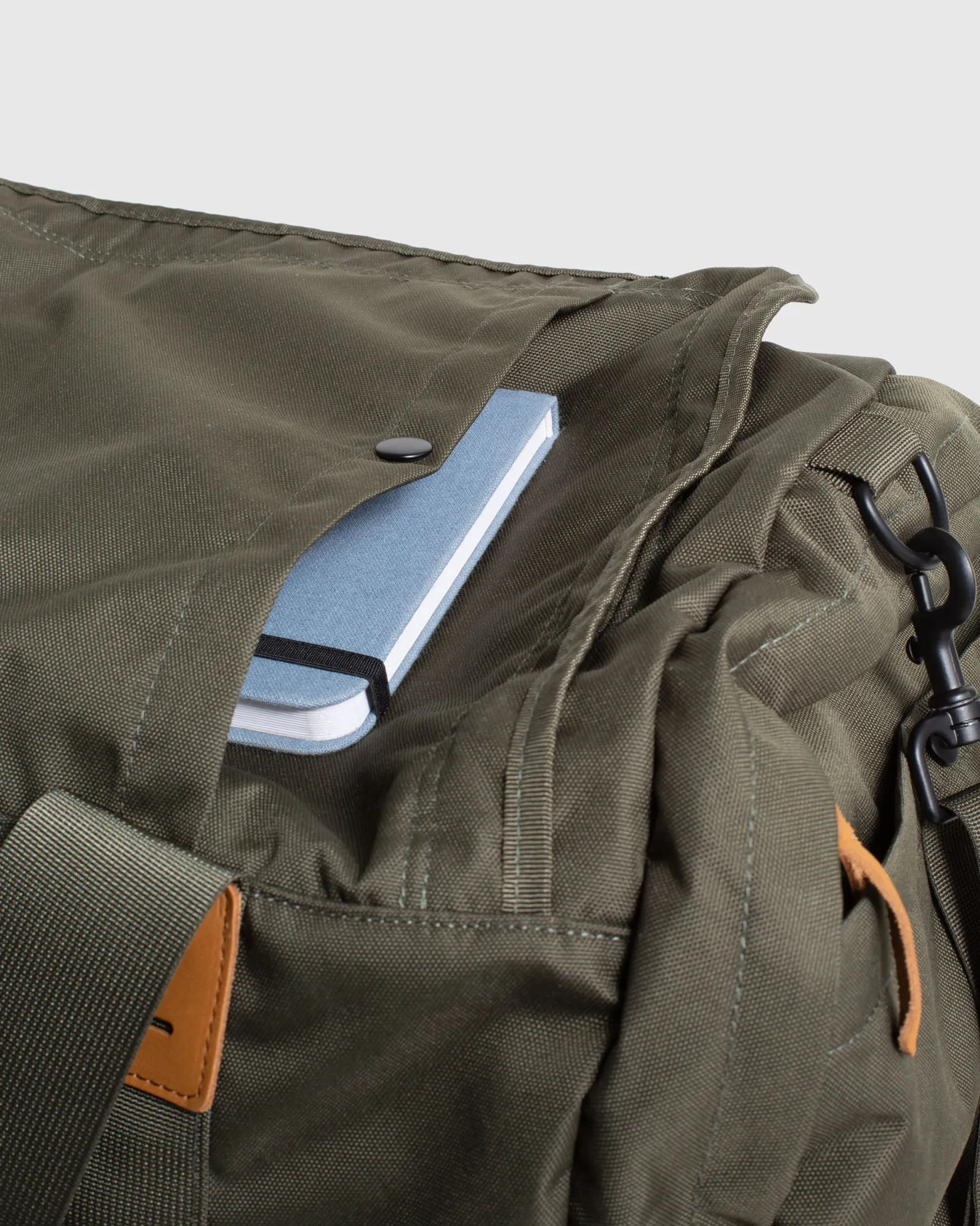 55L Carry-On Duffle - Black. Olive