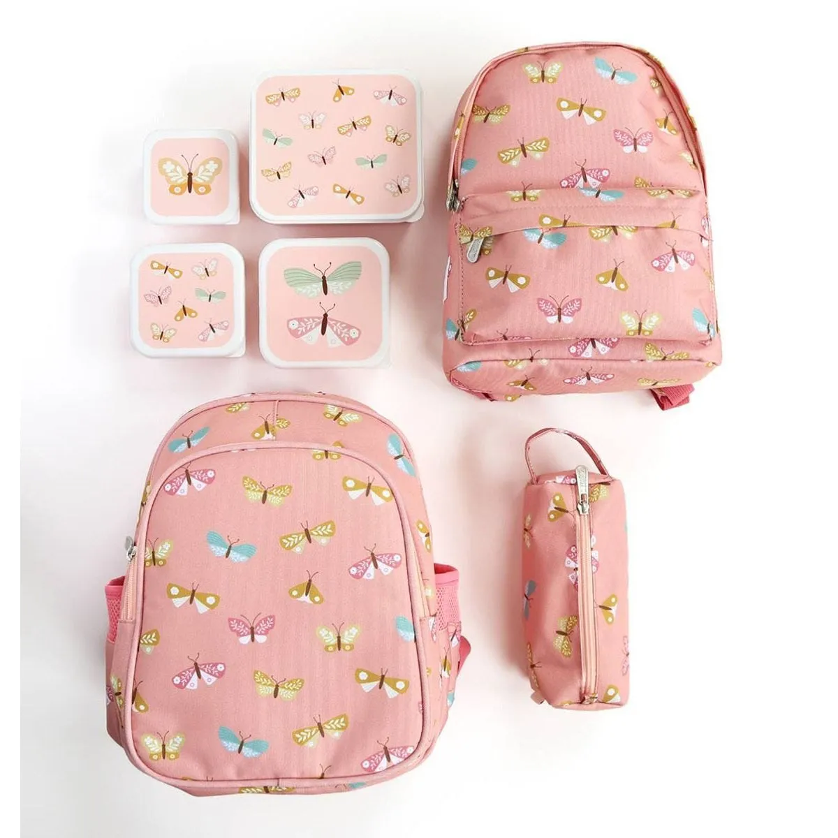 A Little Lovely Company Lunch & Snack Box Set: Butterflies