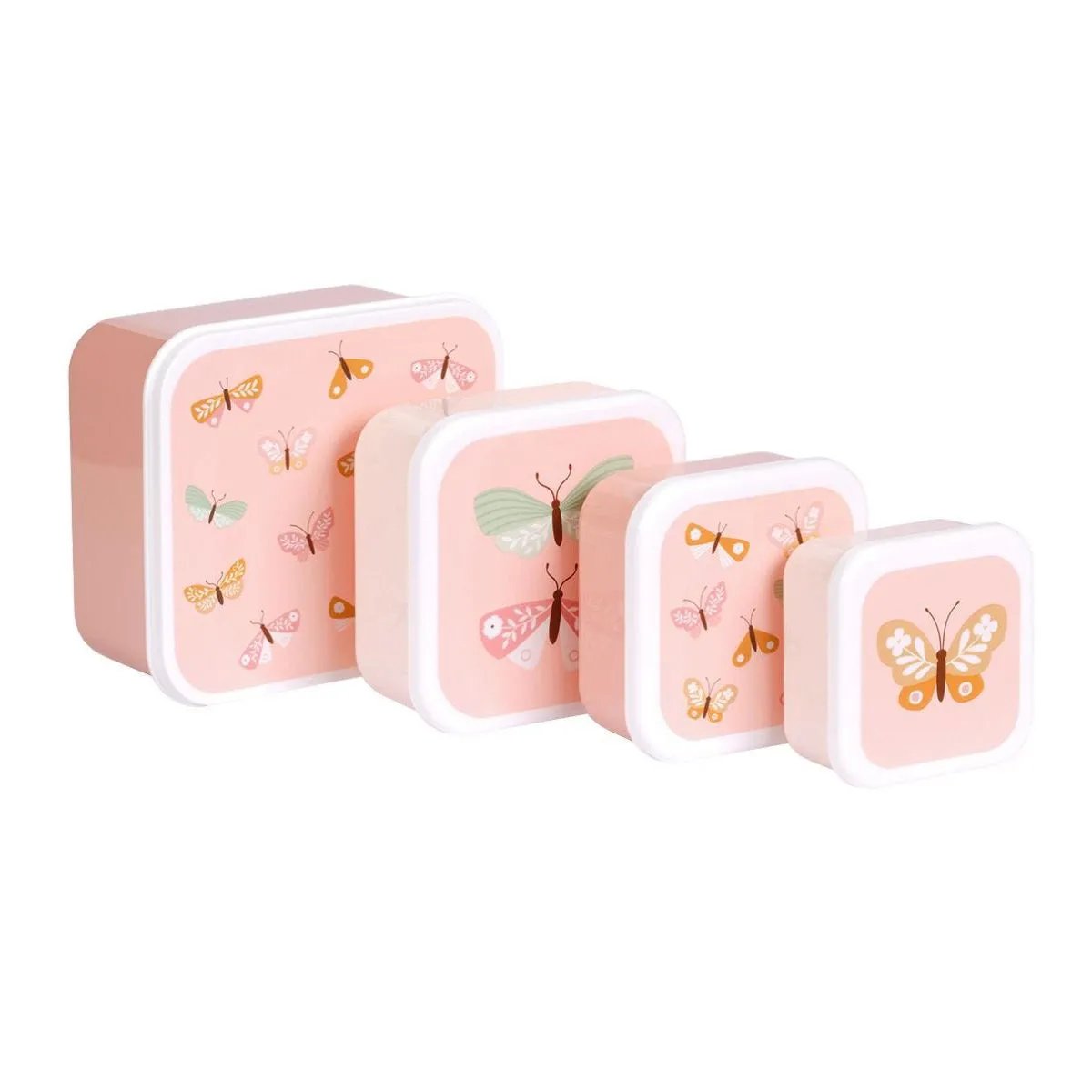 A Little Lovely Company Lunch & Snack Box Set: Butterflies