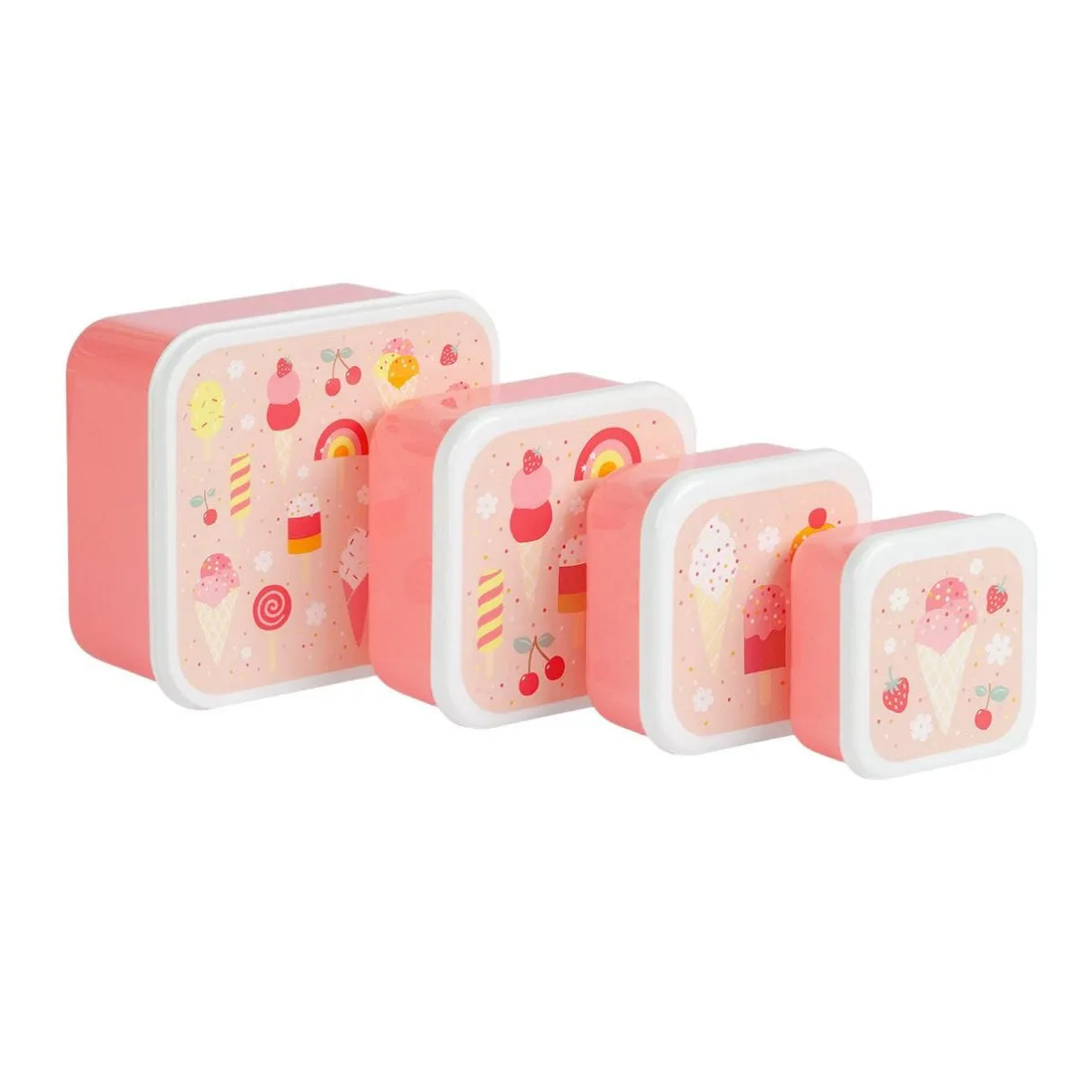 A Little Lovely Company Lunch & Snack Box Set: Ice-cream