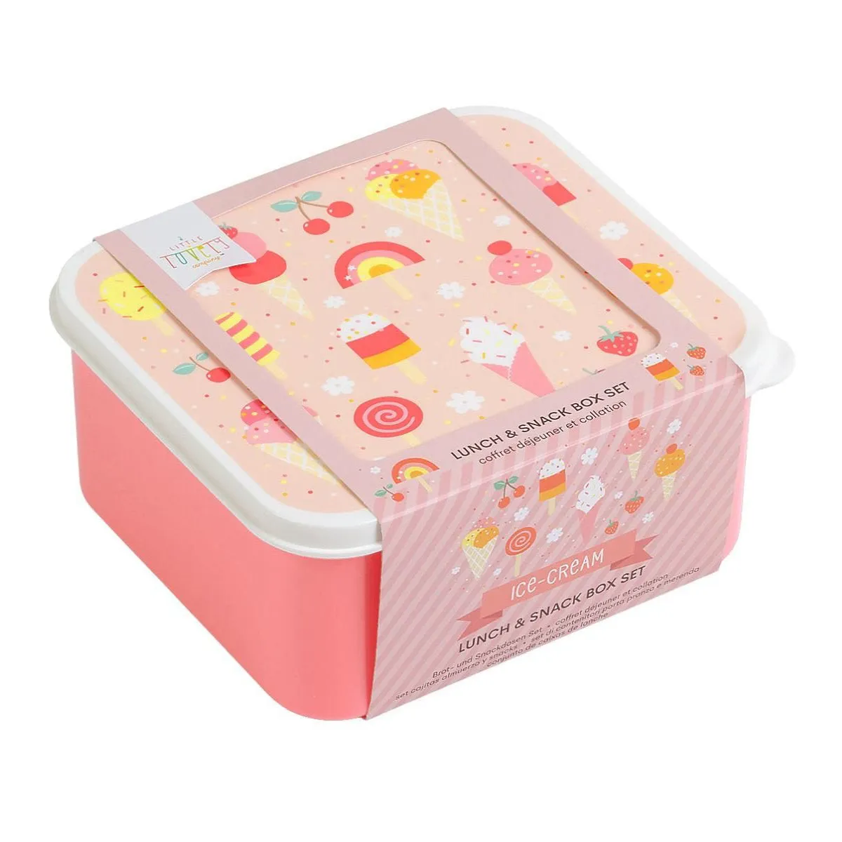A Little Lovely Company Lunch & Snack Box Set: Ice-cream