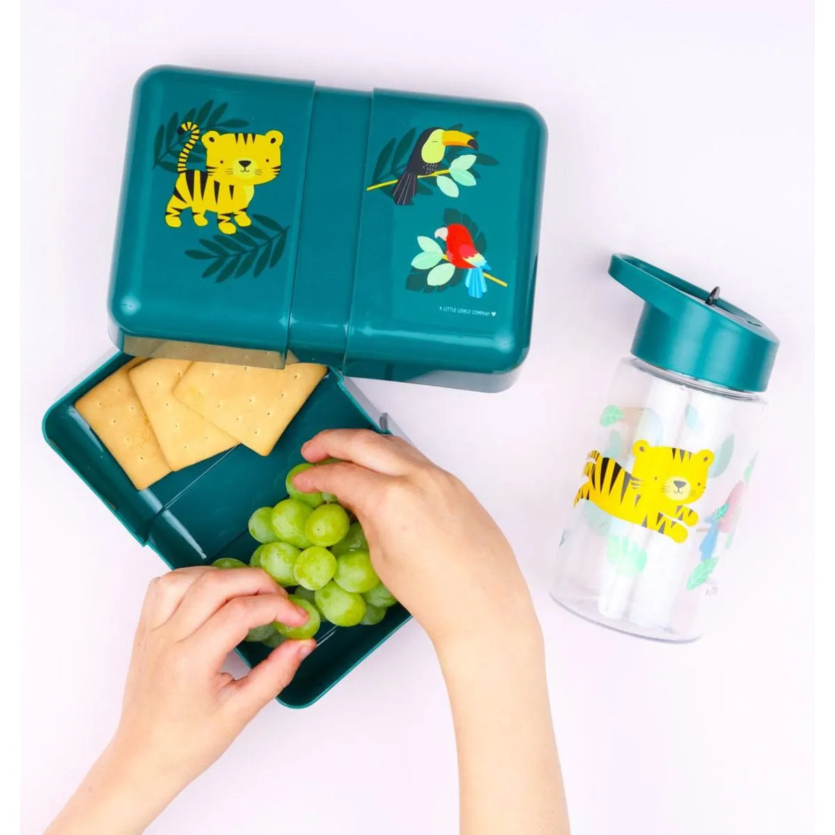A Little Lovely Company Lunch Box Jungle Tiger