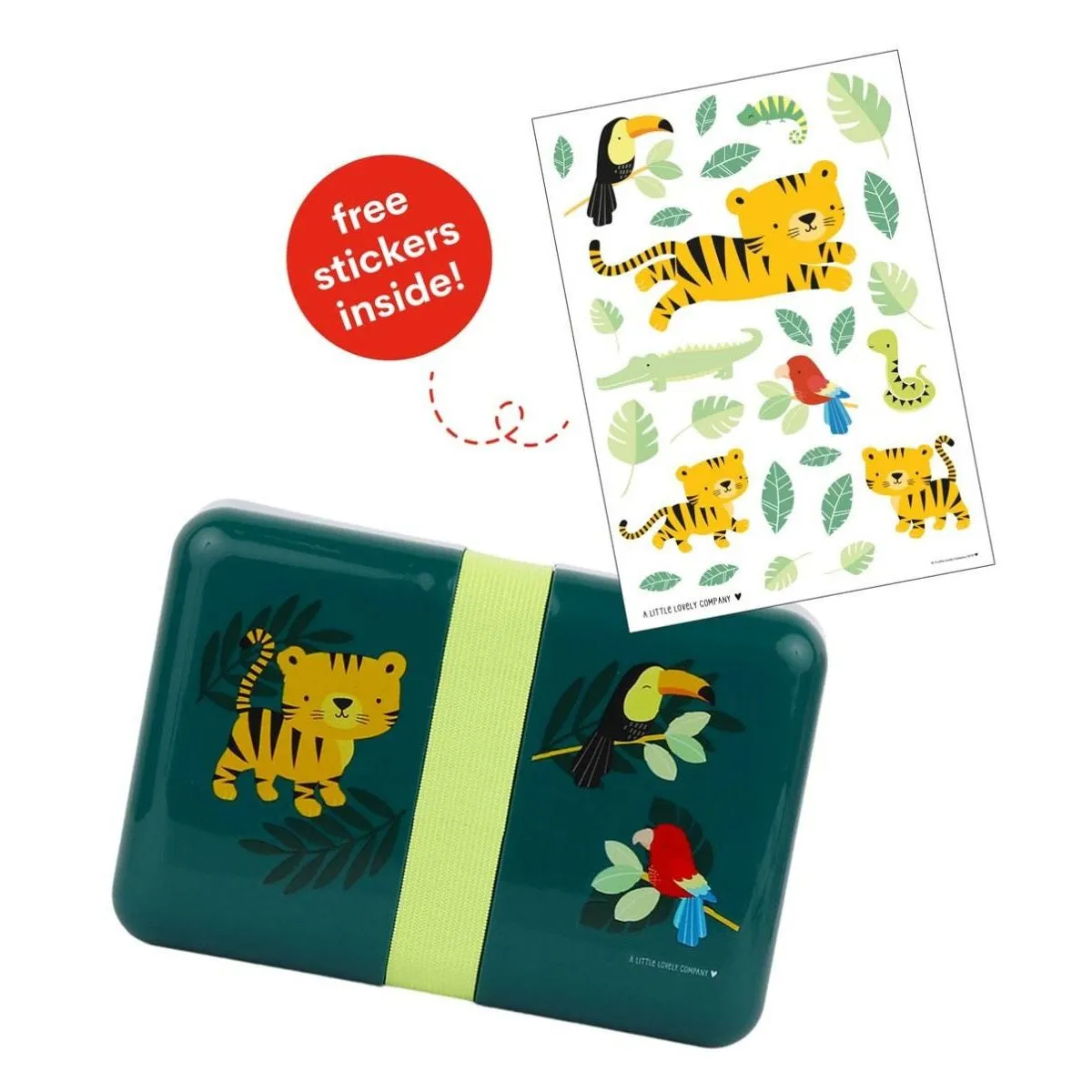 A Little Lovely Company Lunch Box Jungle Tiger
