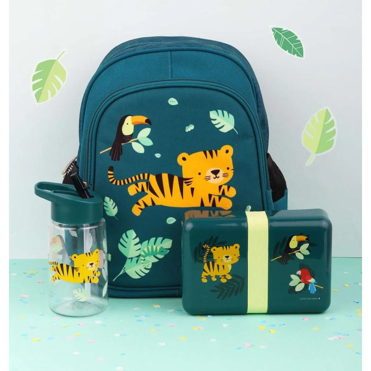 A Little Lovely Company Lunch Box Jungle Tiger
