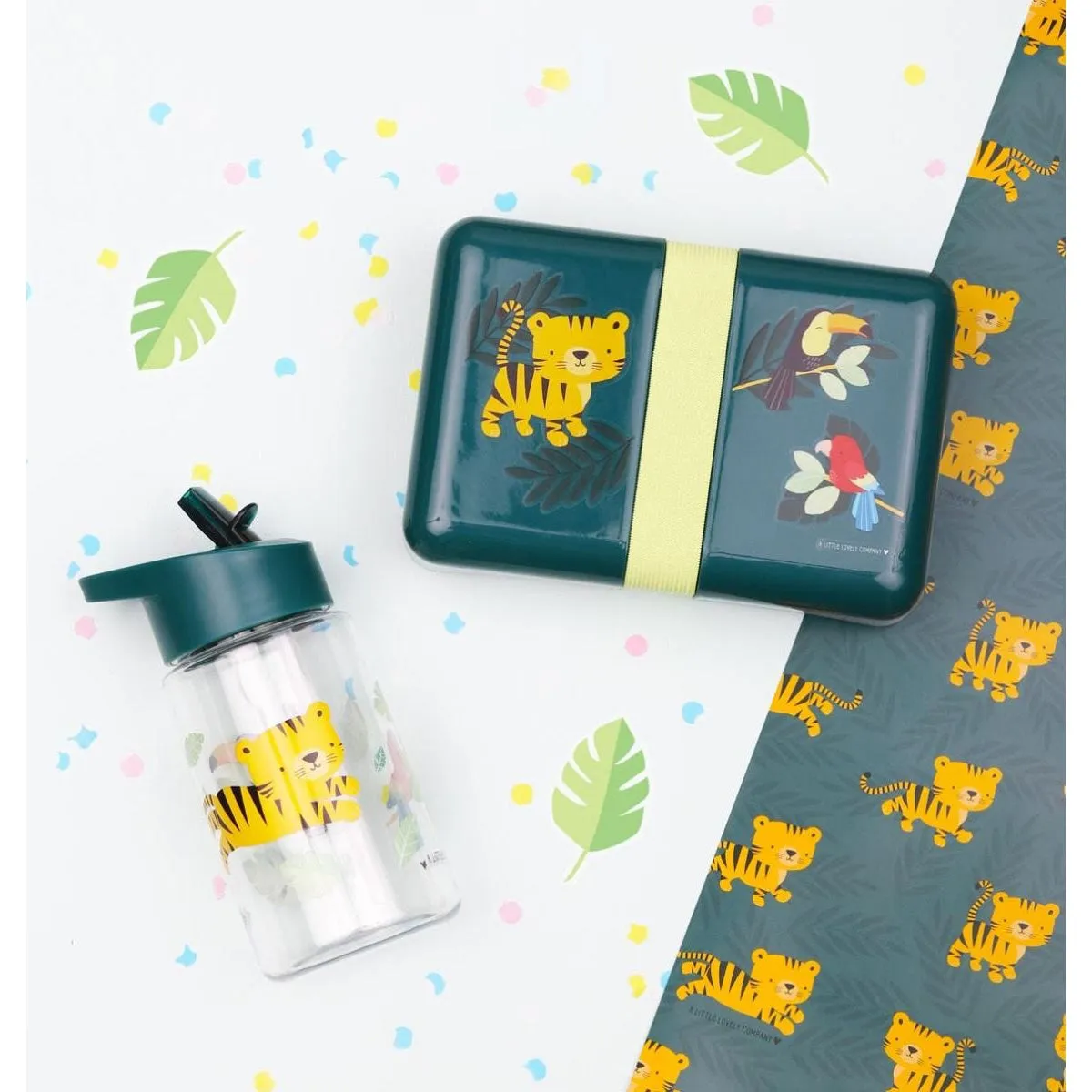 A Little Lovely Company Lunch Box Jungle Tiger