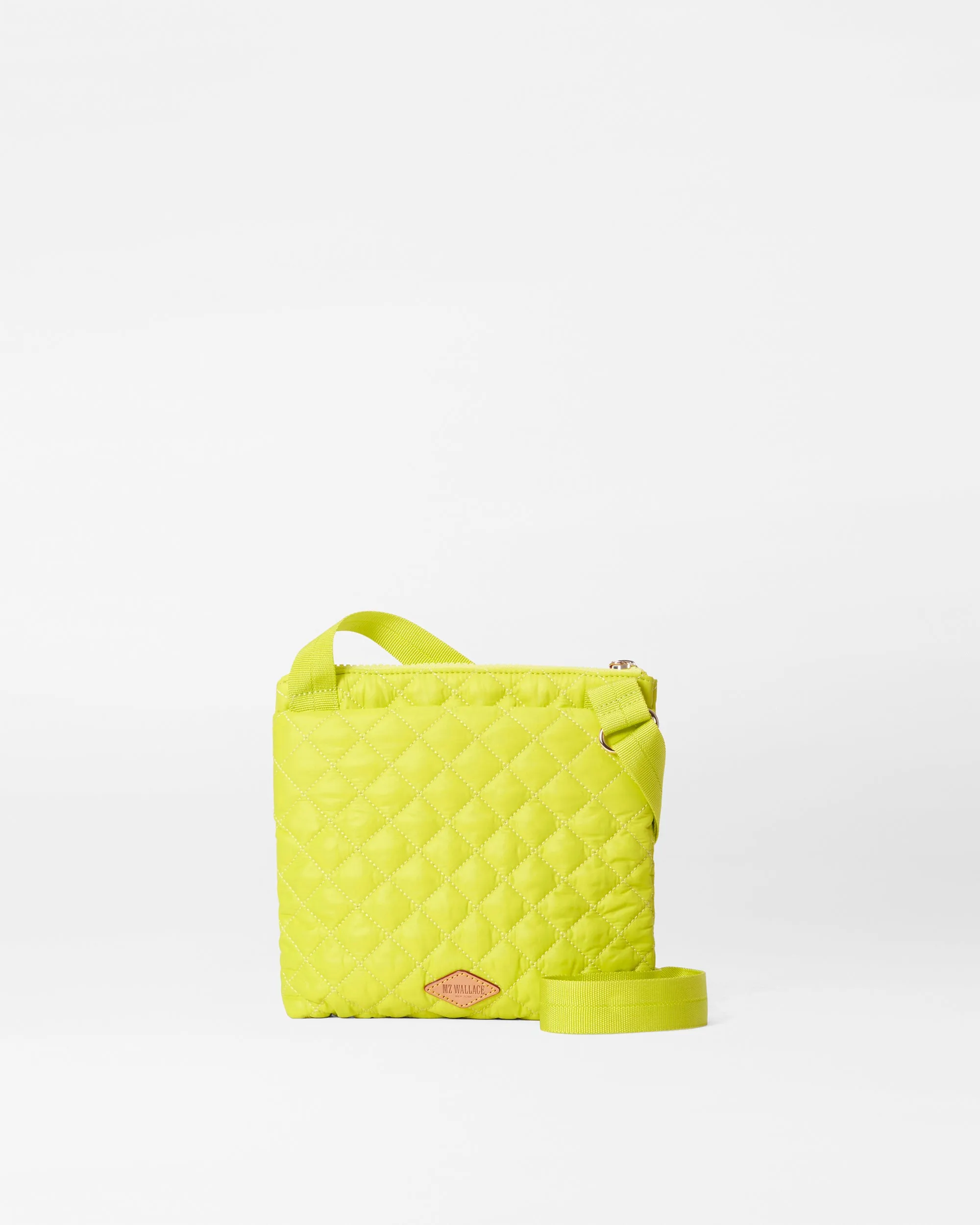 Acid Yellow Metro Flat Crossbody
