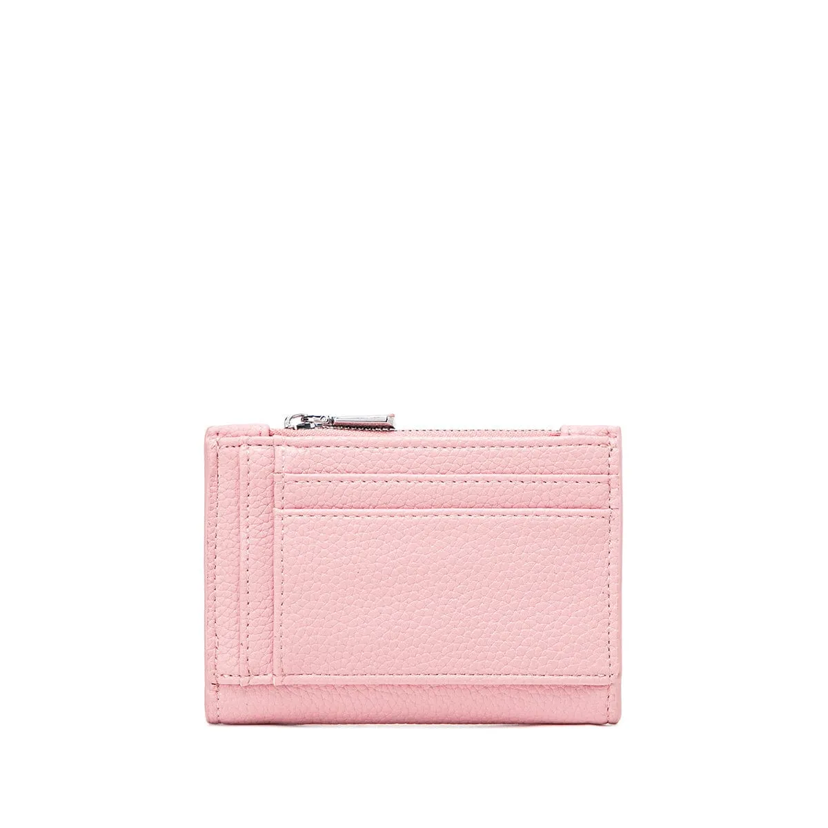 Aiko Vegan Leather Wallet | Light Pink Pebbled
