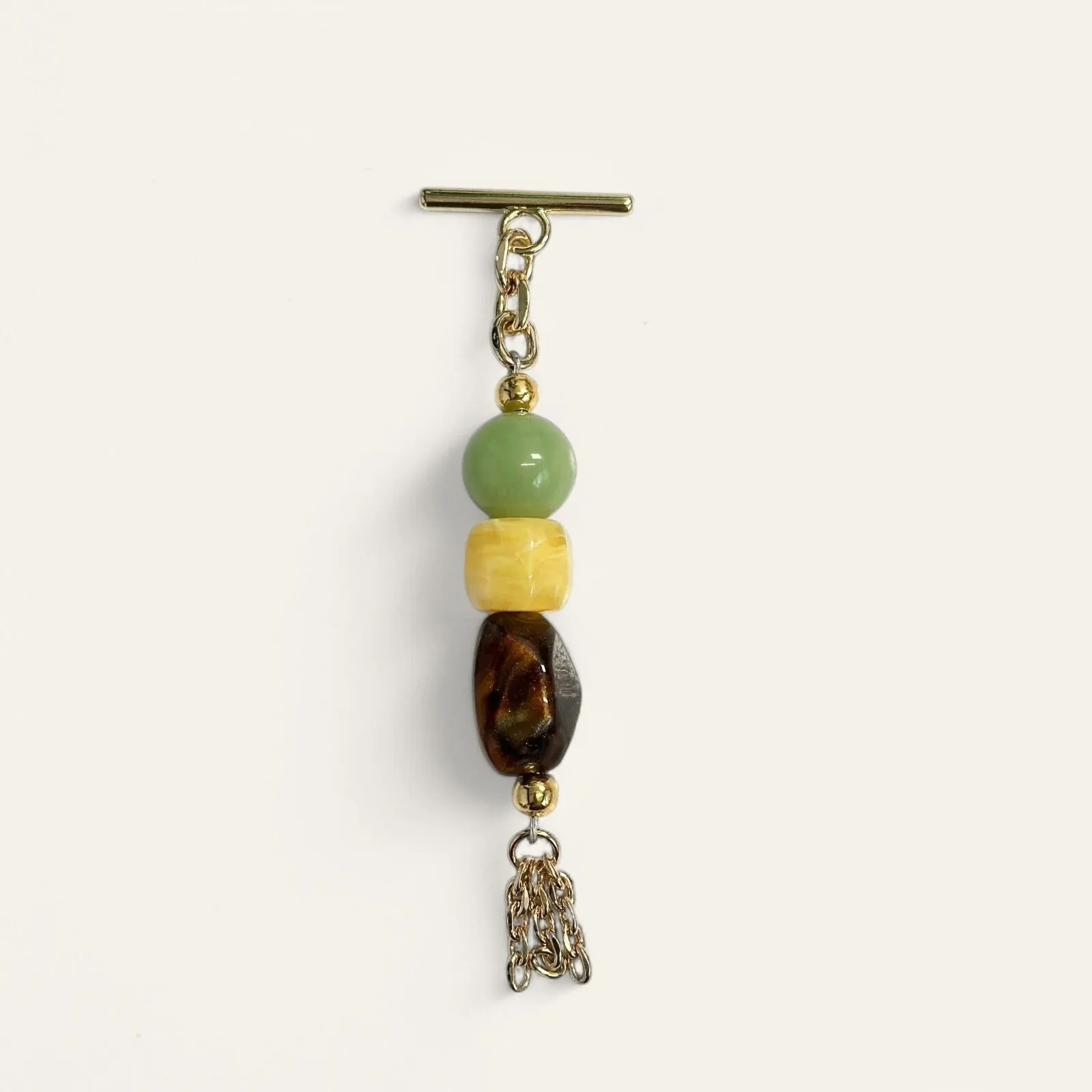 Aurora Tassel | Serengeti with Gold Hardware