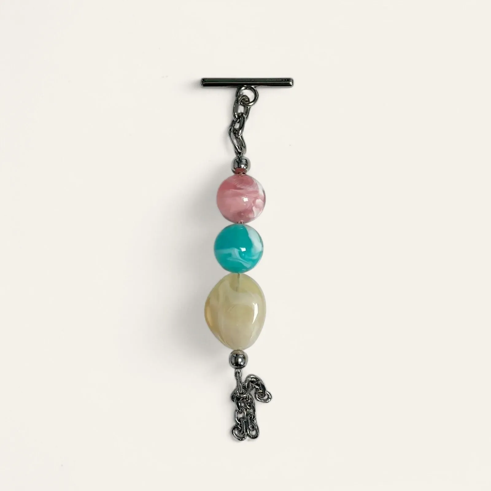 Aurora Tassel | Tidal Mist with Silver Hardware