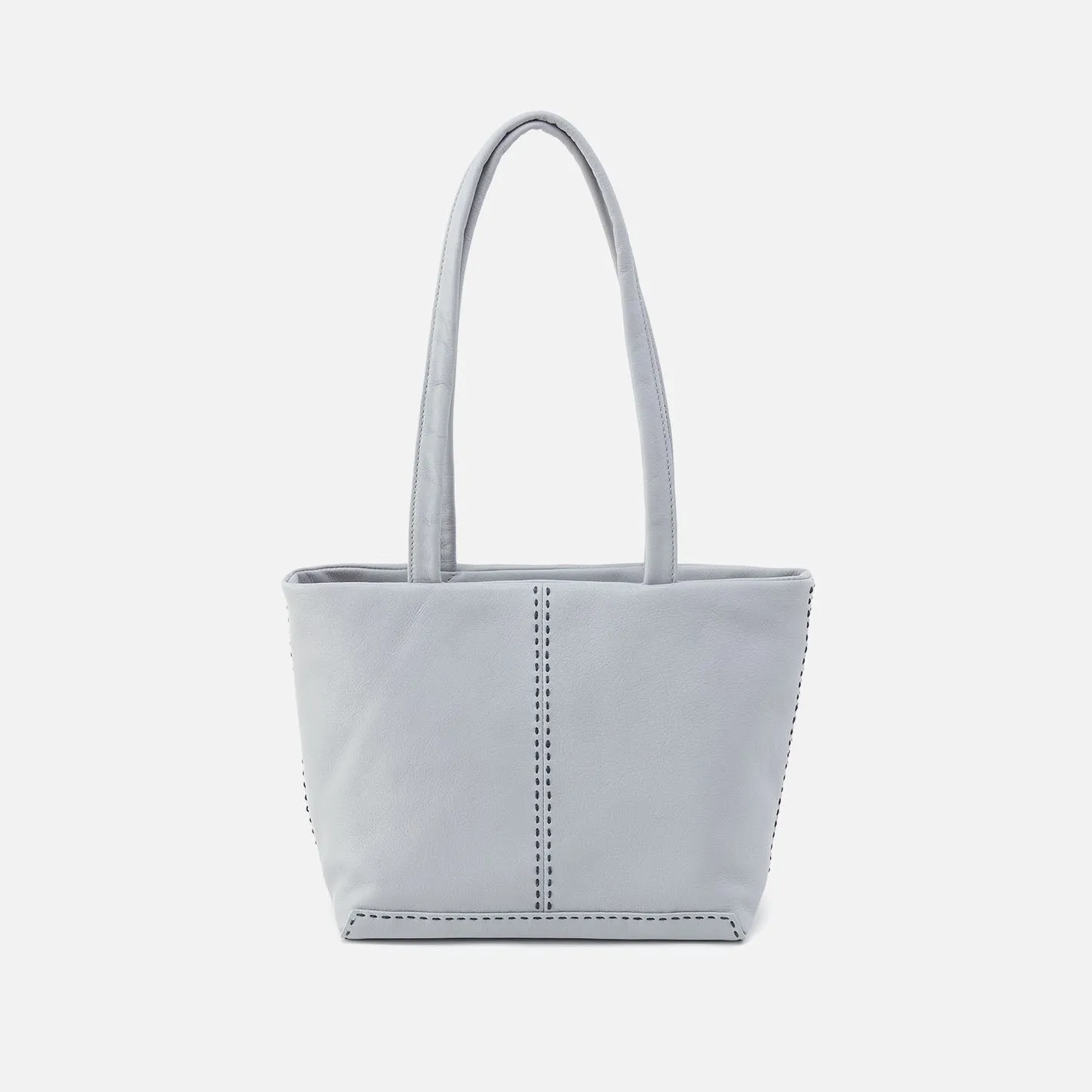 Austin Tote In Pebbled Leather - Blue Pearl