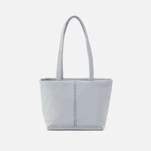 Austin Tote In Pebbled Leather - Blue Pearl