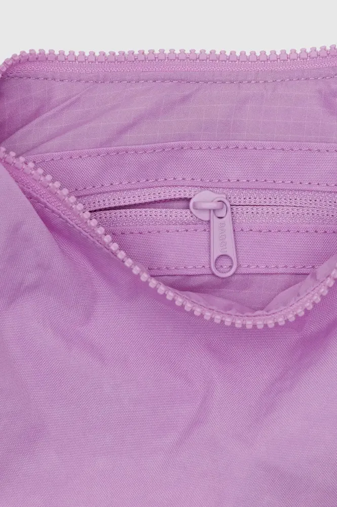 Baggu Small Crescent Peony Check Bag