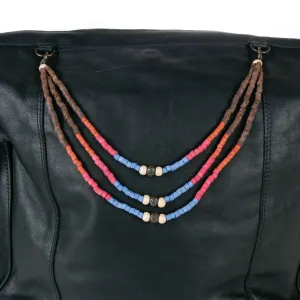 BEADED BAG NECKLACE - NO. 14624