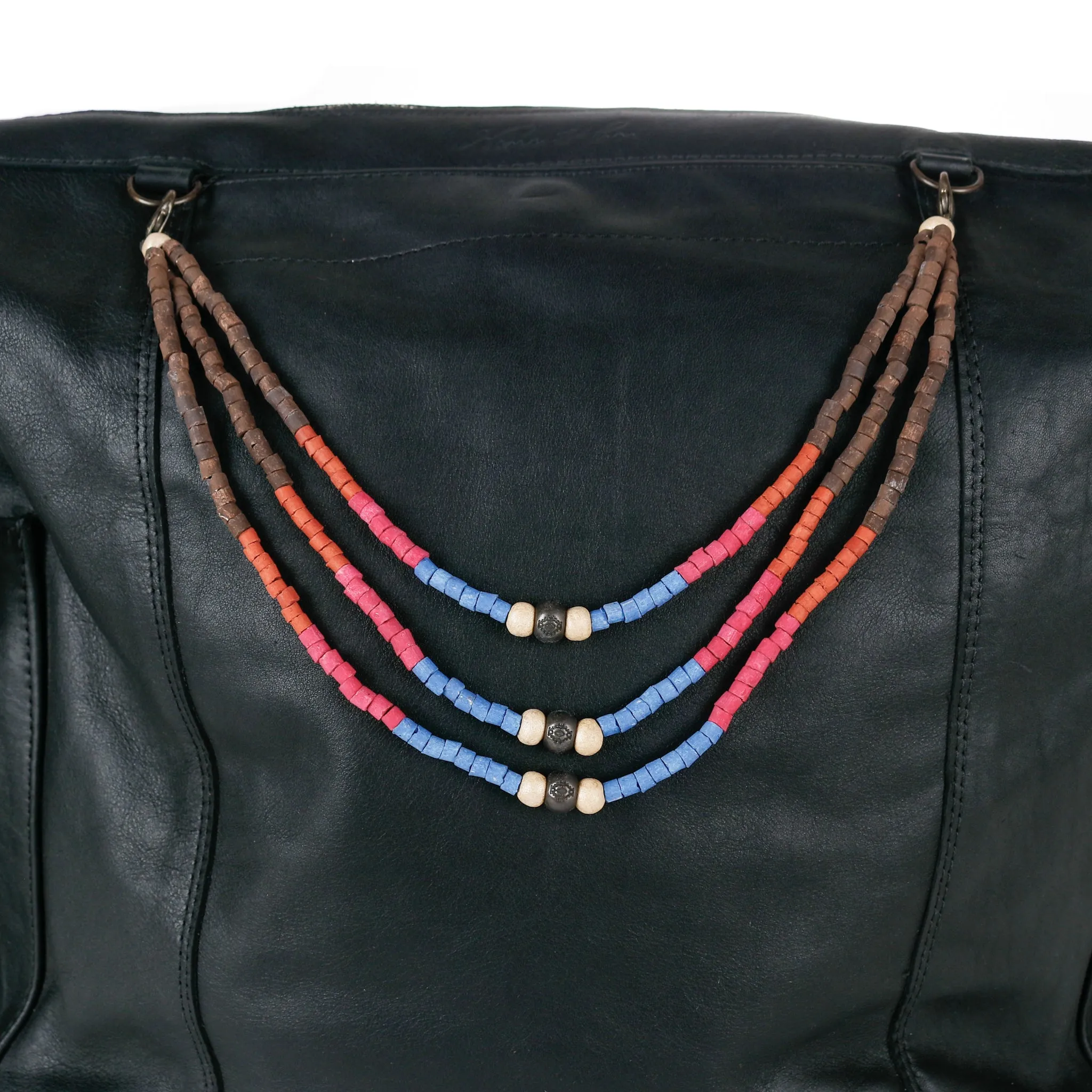 BEADED BAG NECKLACE - NO. 14624