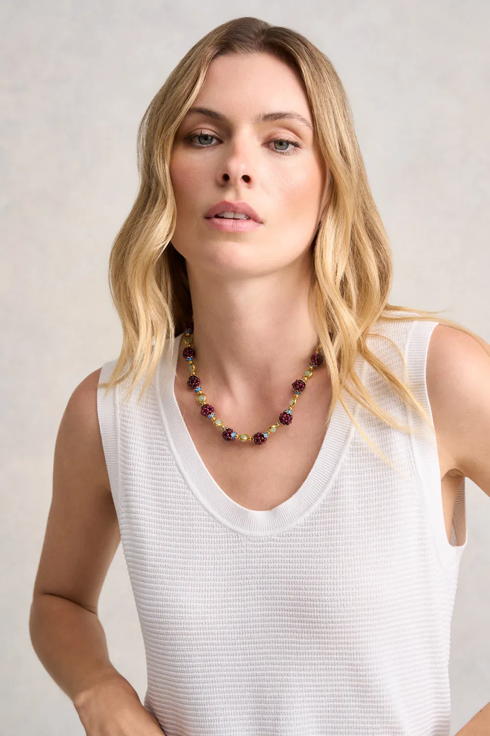 Beatriz Beaded Necklace - Multi