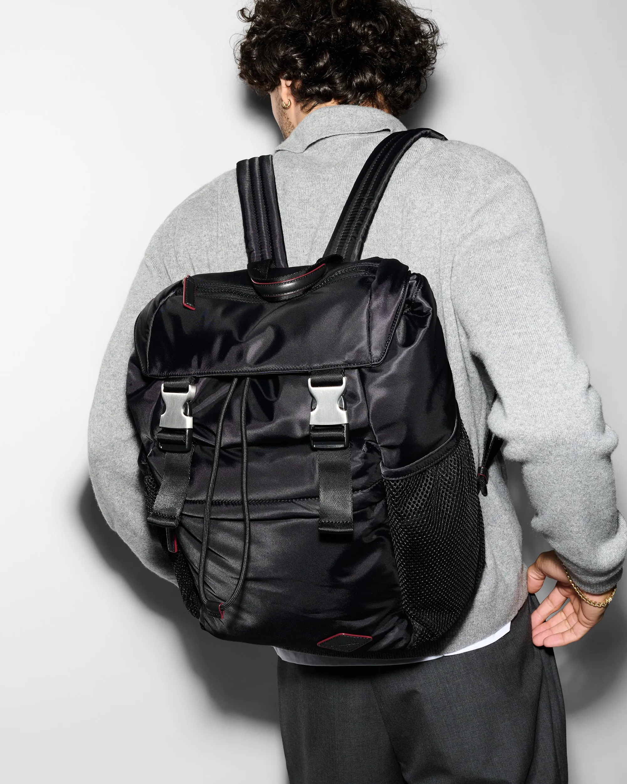 Black Bleecker Large Rucksack