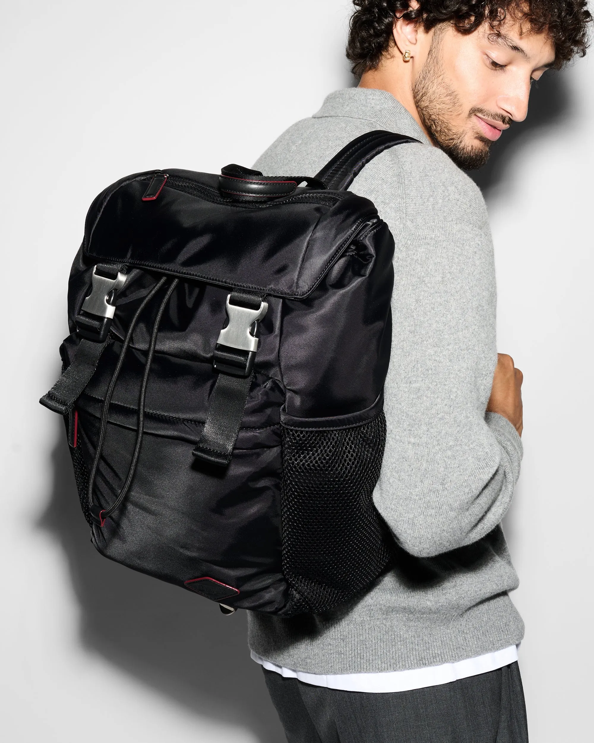 Black Bleecker Large Rucksack