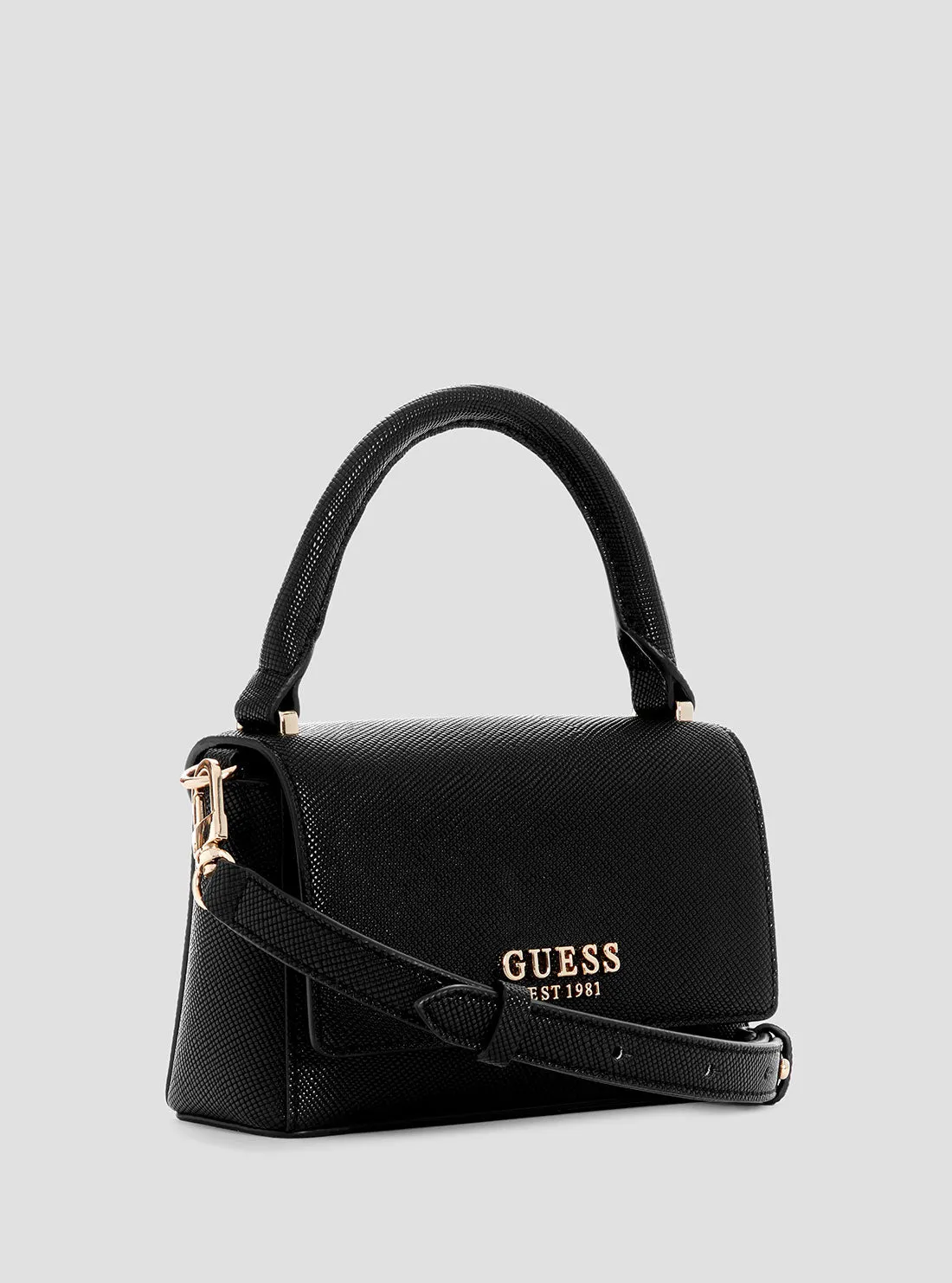 Black Fedana Mini Top Handle Bag