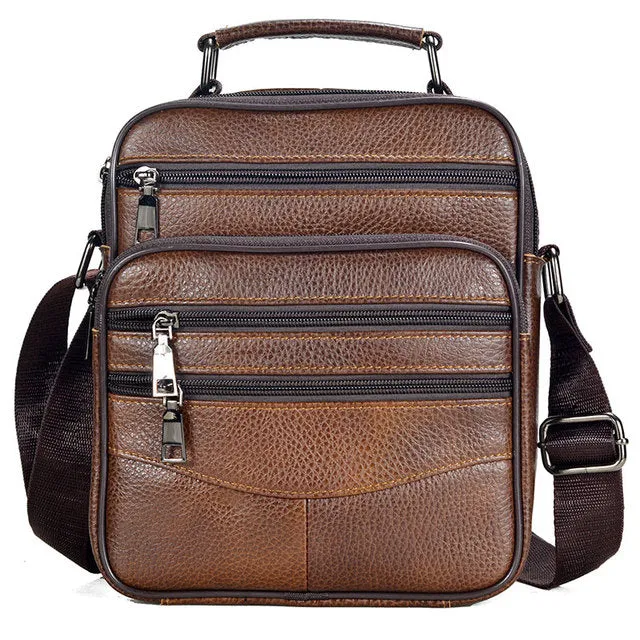 Black Leather Shoulder Bag