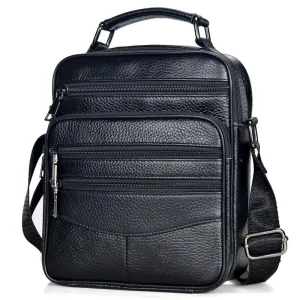 Black Leather Shoulder Bag