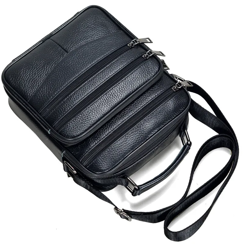 Black Leather Shoulder Bag