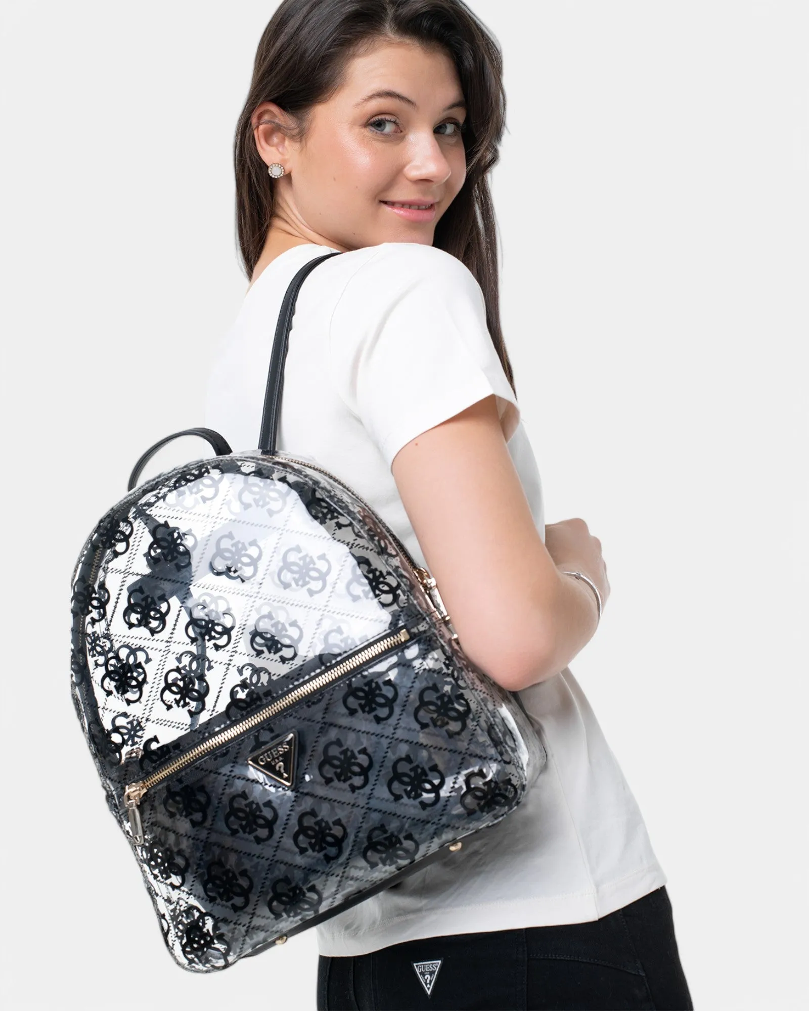 Black Logo Tuana Backpack