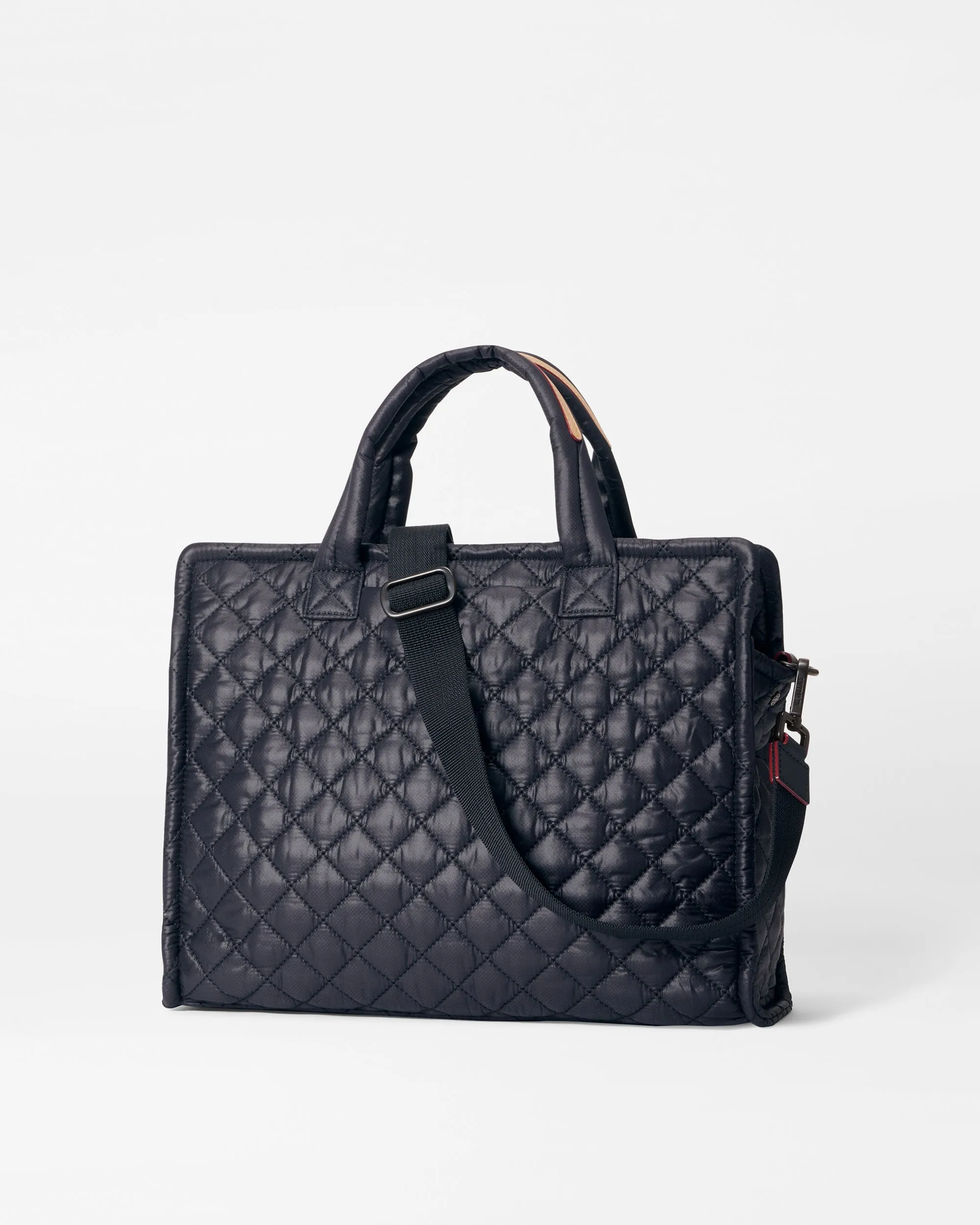Black Medium Box Tote