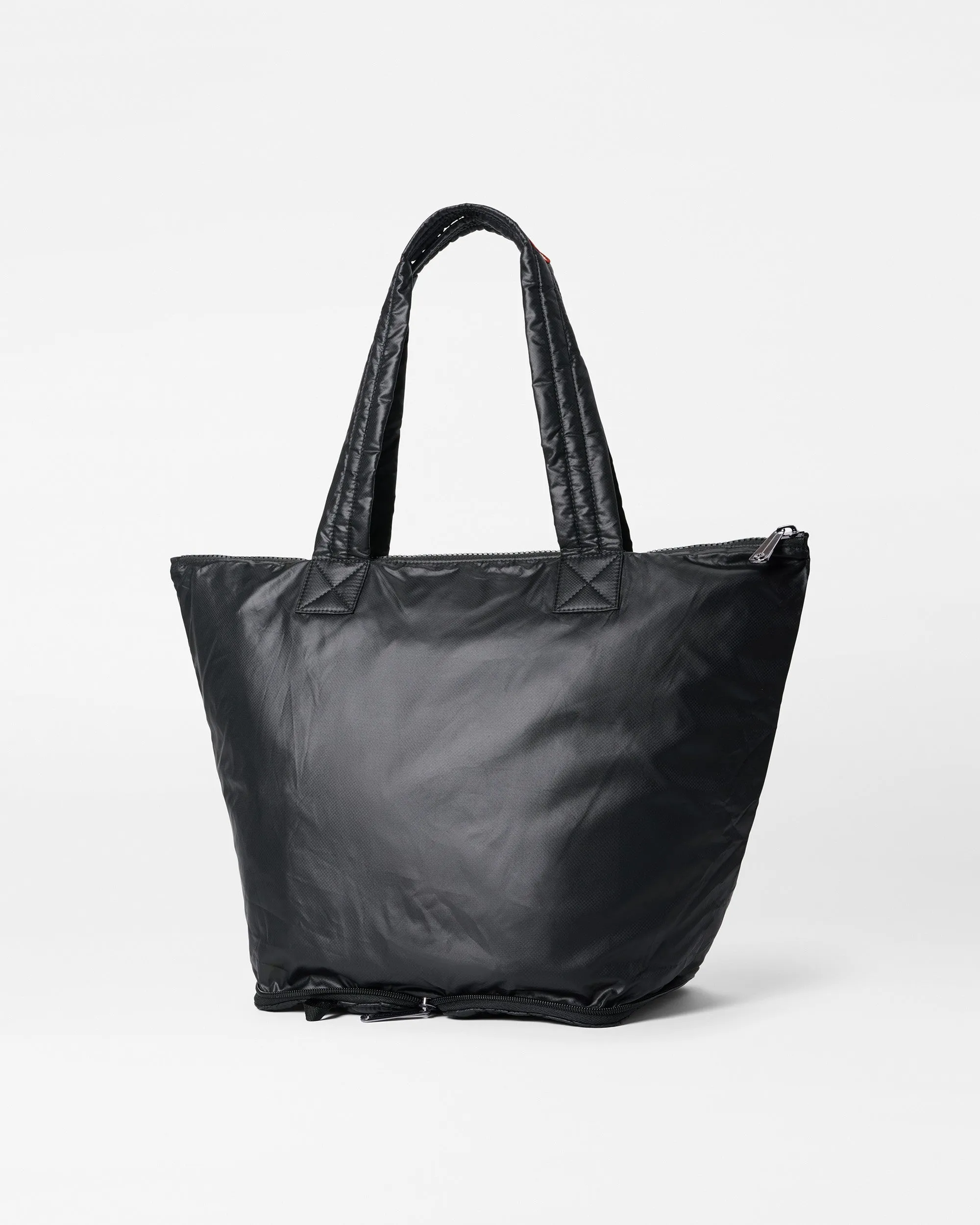Black Packable Market Tote