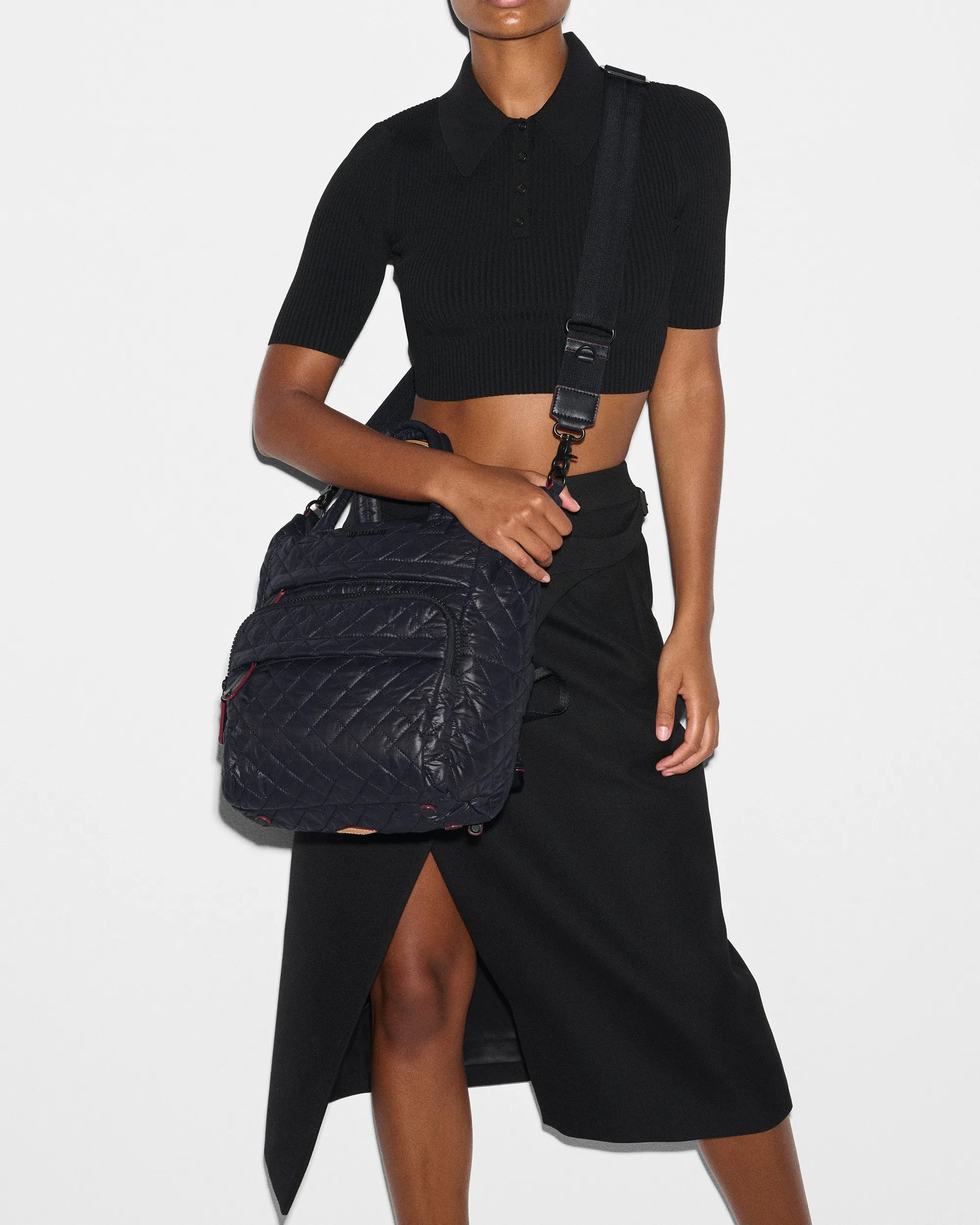 Black Small Utility Backpack
