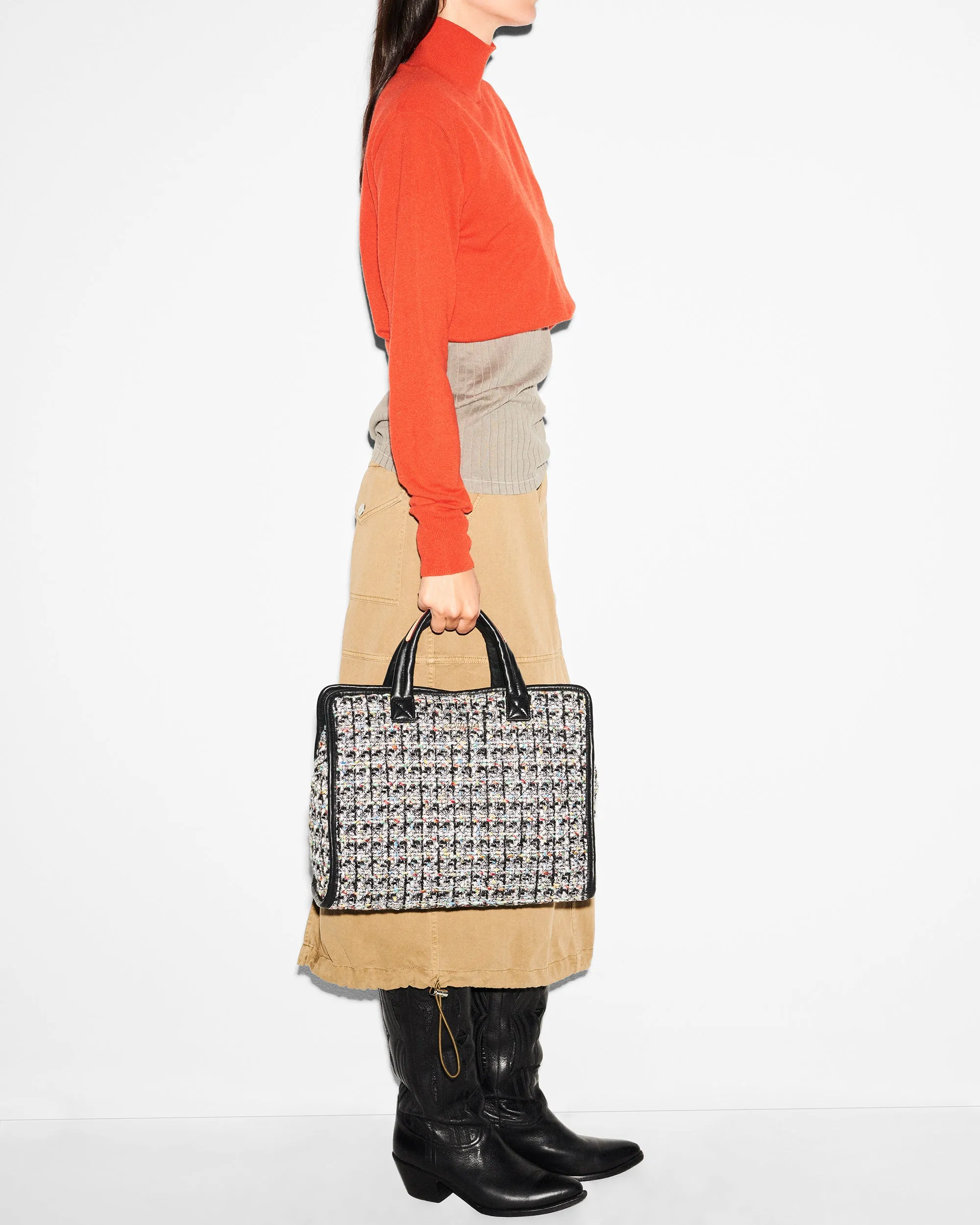 Boucle Medium Metro Box Tote
