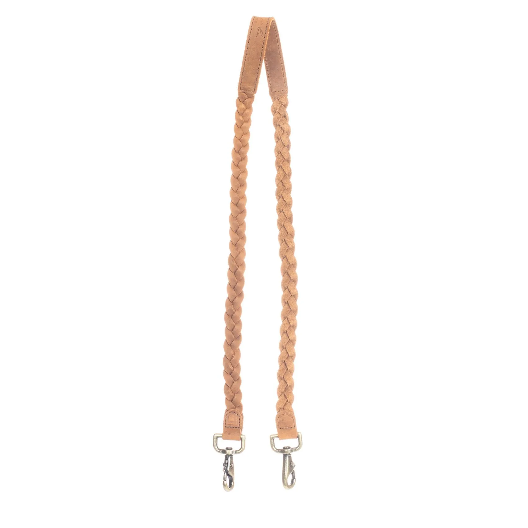 BRAIDED SHOULDER STRAP - MEXICO - TOBACCO