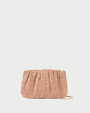 Brit Blush Flat Pleated Clutch