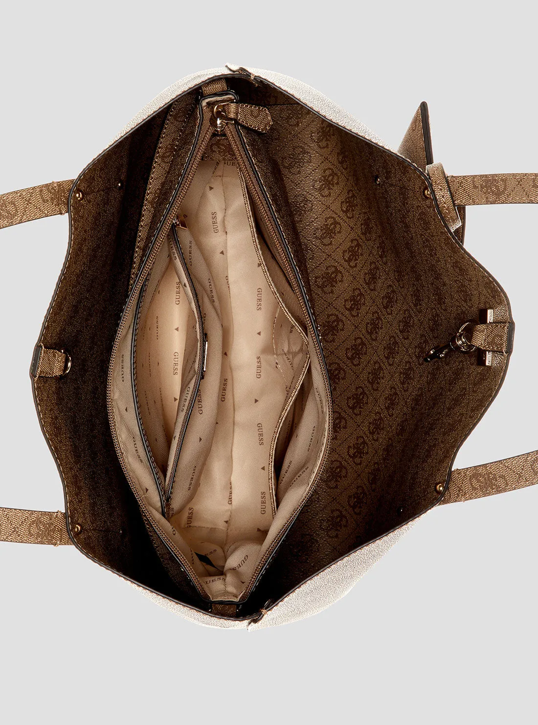Brown Logo Brenton Tote Bag