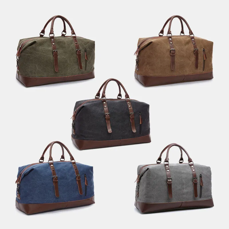 Canvas Large Capacity Travel Bags Luggage Casual Vintage Handbag Crossbody Bag