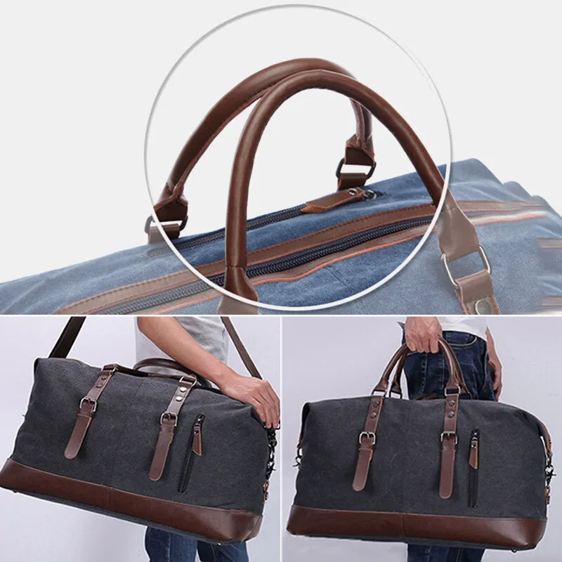 Canvas Large Capacity Travel Bags Luggage Casual Vintage Handbag Crossbody Bag