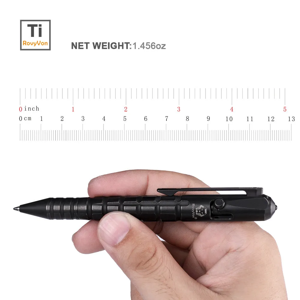 Commander C10 Tactical Bolt Action Pen | Titanium