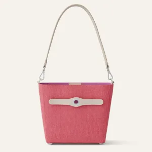Complimentary Bag Q2 | Mini S - Strawberry Porcelain with Silver hardware