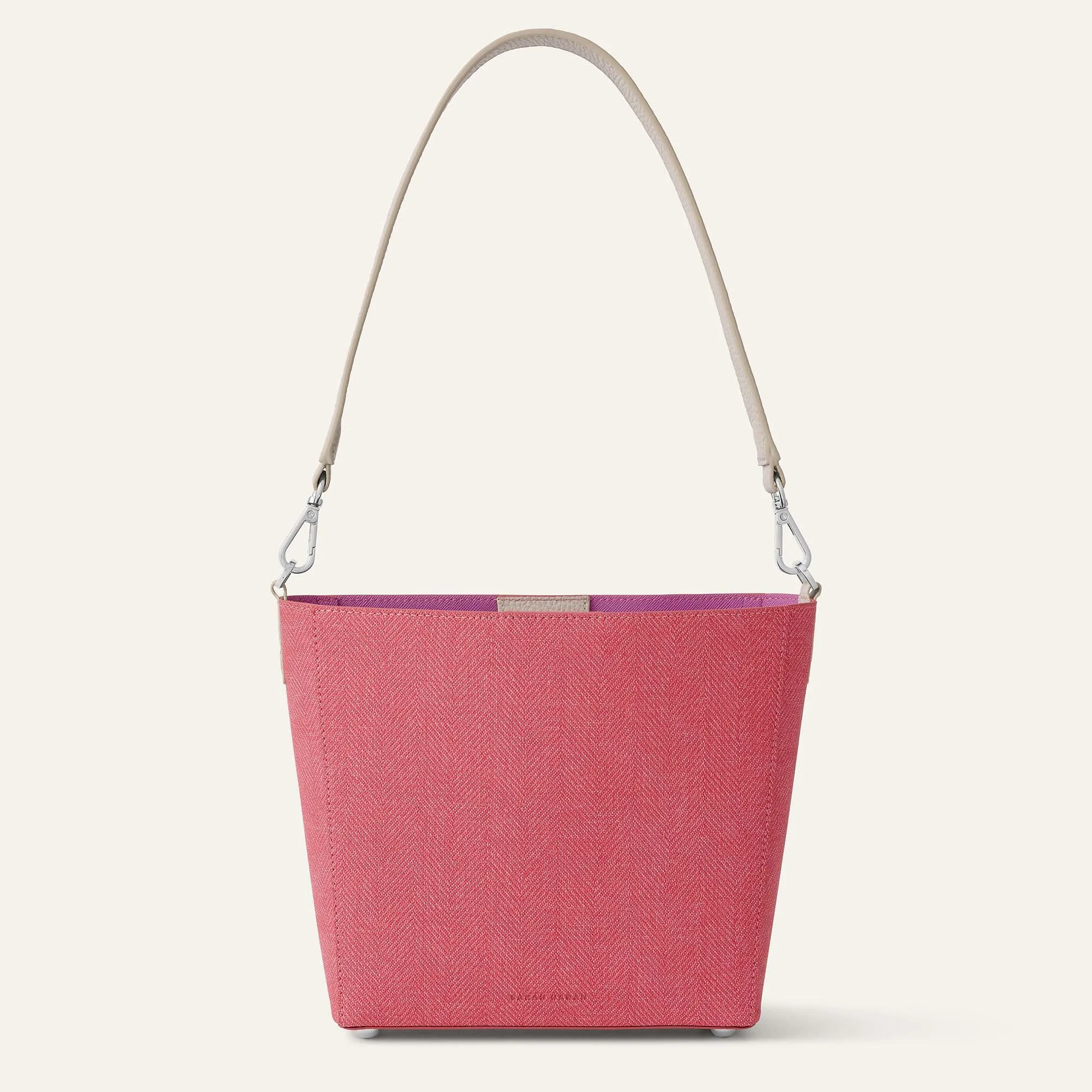 Complimentary Bag Q2 | Mini S - Strawberry Porcelain with Silver hardware