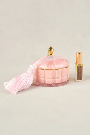 Cote Noire Pink Art Deco Candle