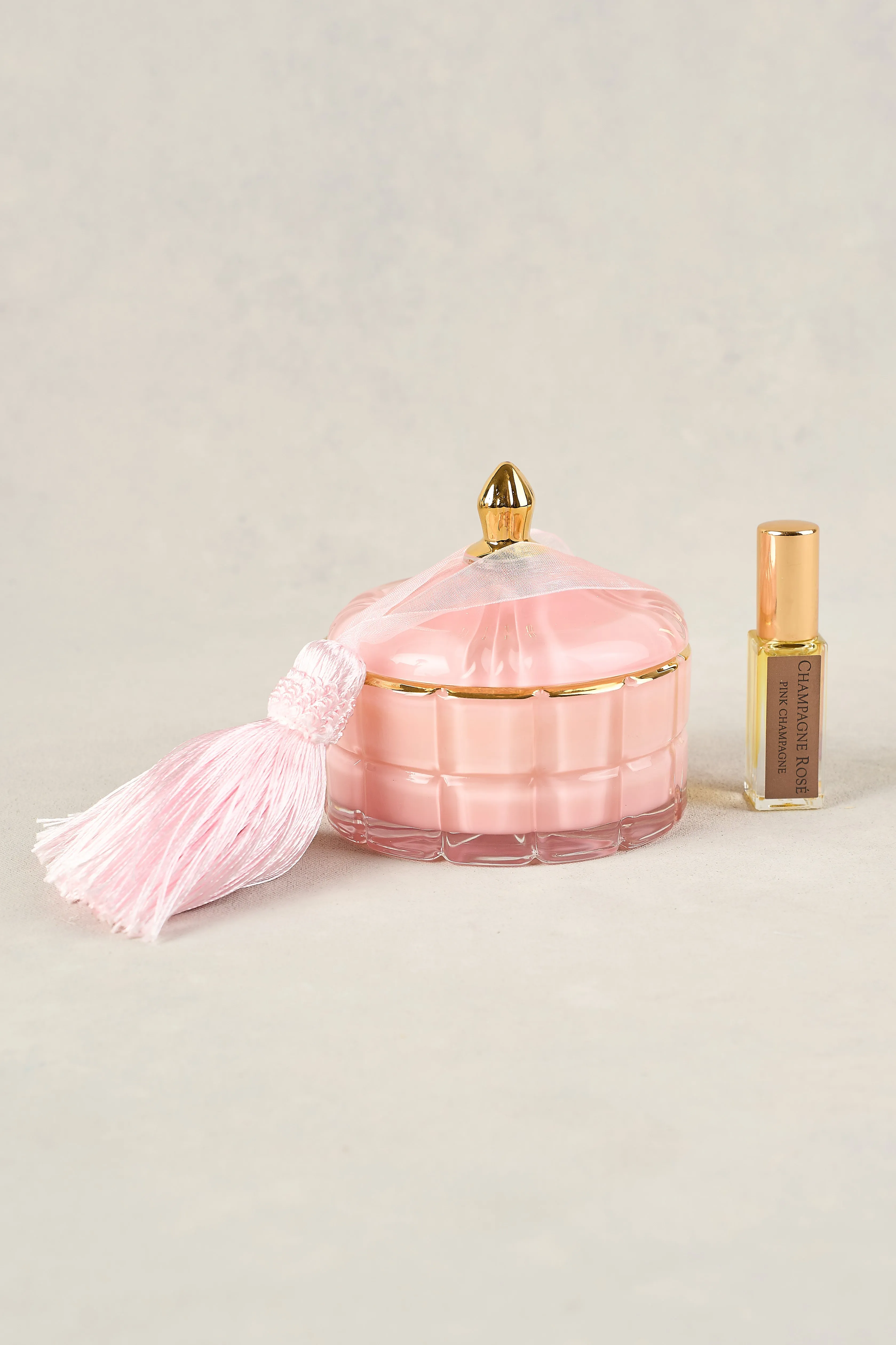 Cote Noire Pink Art Deco Candle