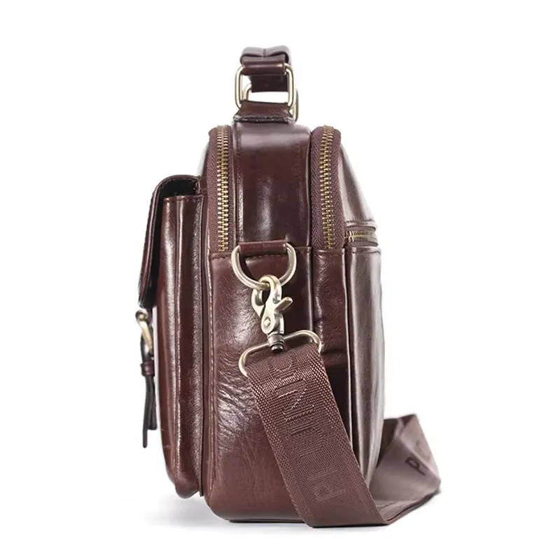 Cowhide Casual Handbag Tote Briefcase