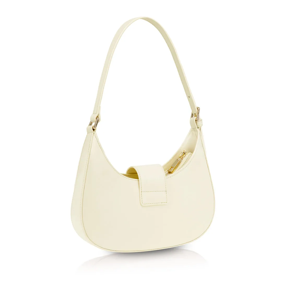 Crescent Shoulder Bag - Greenland White