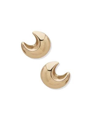 Crescent Stud Earrings