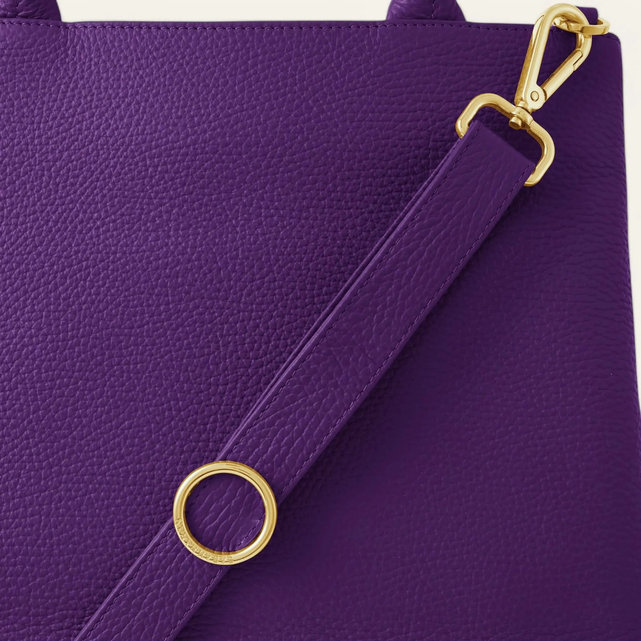 Dahlia Tote | Amethyst with Gold hardware