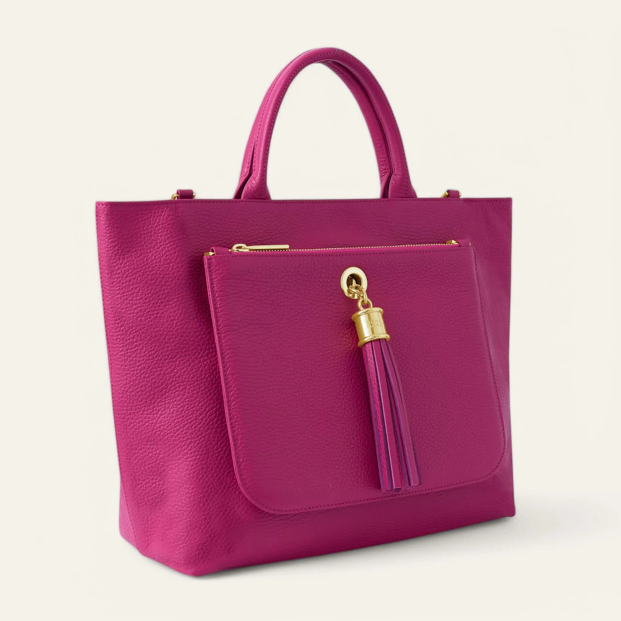 Dahlia Tote | Orchid with Gold hardware