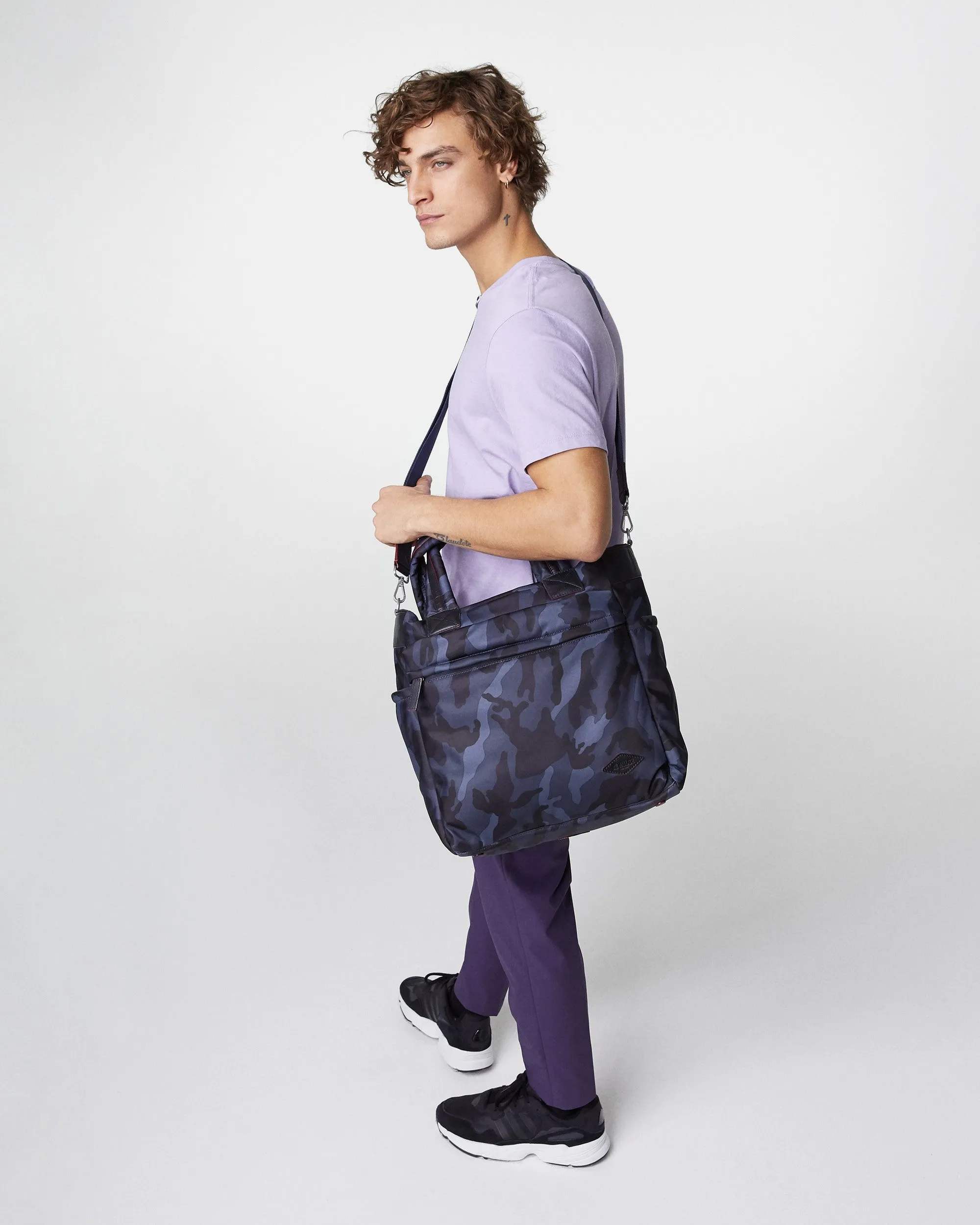 Dark Blue Camo Bedford Air Bleecker Tote